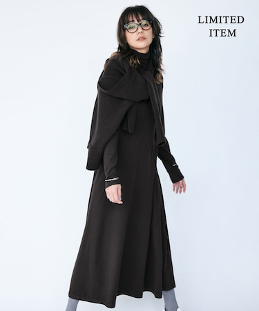 【WEB限定・洗える】 ヴィスコースハイゲージ ワンピース