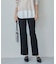 【洗える】TaPeダブルクロス セミフレアパンツ