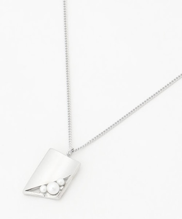 ウェーブメタルネックレス