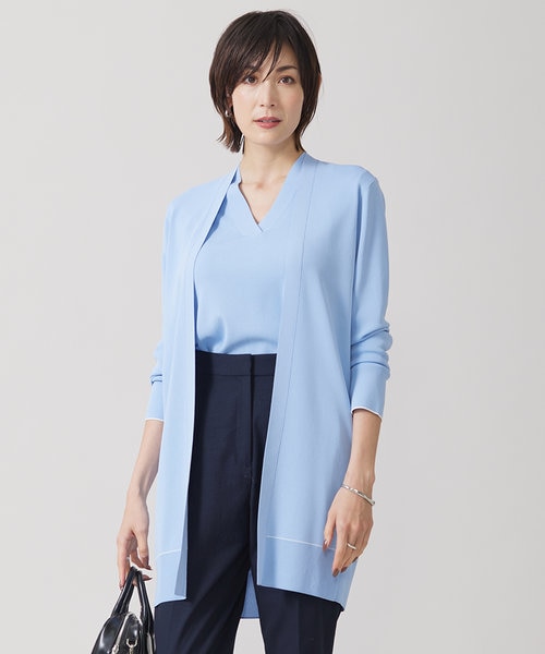 洗える】 シンセティックフルニードル カーディガン｜アイシービーの