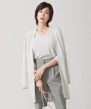 【洗える】 シンセティックフルニードル カーディガン