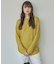 【洗える】 ペーパーブレンドシャインニット プルオーバー