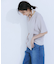 【新色追加・接触冷感・UVケア・速乾・洗える】 FluidBackSatin Tブラウス
