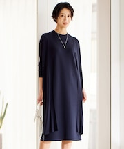 【WEB限定カラーあり・接触冷感・UVケア・洗える】 シンセティックハイゲージ ロングカーディガン