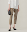 【洗える】ウール2WAYストレッチ ドロストパンツ
