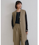 【洗える】ウール2WAYストレッチ ジレ