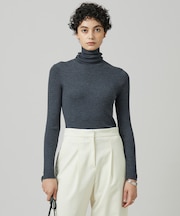 【CLASSY.1月号掲載・新色追加・洗える】エクストラファインメリノ タートルネックプルオーバー