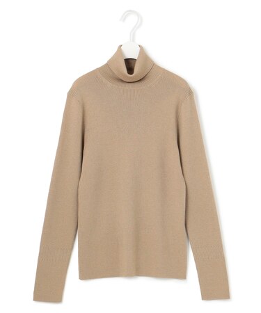 【CLASSY.1月号掲載・新色追加・洗える】エクストラファインメリノ タートルネックプルオーバー