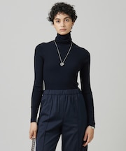 【CLASSY.1月号掲載・新色追加・洗える】エクストラファインメリノ タートルネックプルオーバー