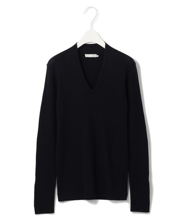 【新色追加・洗える】エクストラファインメリノ Vネックプルオーバー