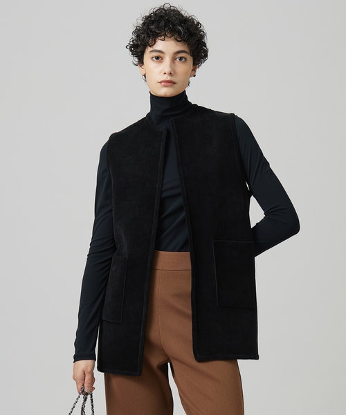 ICB ジレ ベスト ドライコットン ブラック 楽天市場】【SALE／60%OFF】コットンリネンキャンバス ジレ ICB