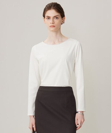 【洗える】コンパクトモクロディ プルオーバー［ボールチェーン］