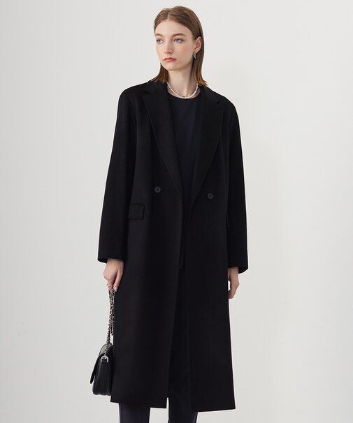 ピュアカシミヤ チェスターコート