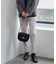 【洗える】ウォームサテン ドロストパンツ