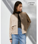 【WEB限定・洗える】シルキーツイル  クロップドシャツ