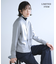 【WEB限定・洗える】シルキーツイル  クロップドシャツ