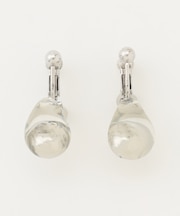 【2WAY】クリアメタルピアス