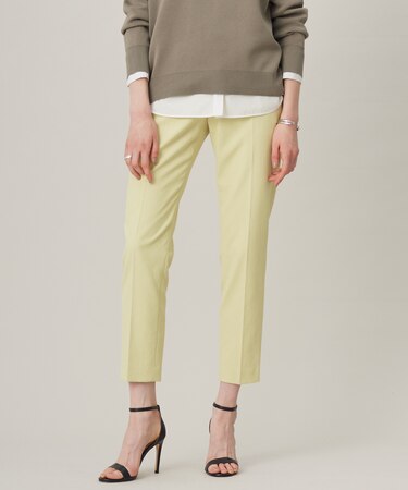 【接触冷感・UVカット・透け防止・吸水速乾・洗える】 シェルタリングドライオックス スティックパンツ