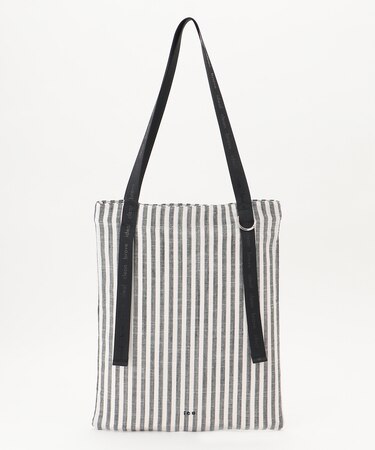 【A4サイズ収納可】ロゴハンドルトートバッグ