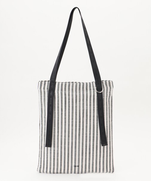 【A4サイズ収納可】ロゴハンドルトートバッグ