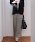 Vi/Ly/Liツイル ワイドストレートパンツ