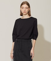 【接触冷感・UVケア・洗える】 コンフォートプレーティング デザインカットソー