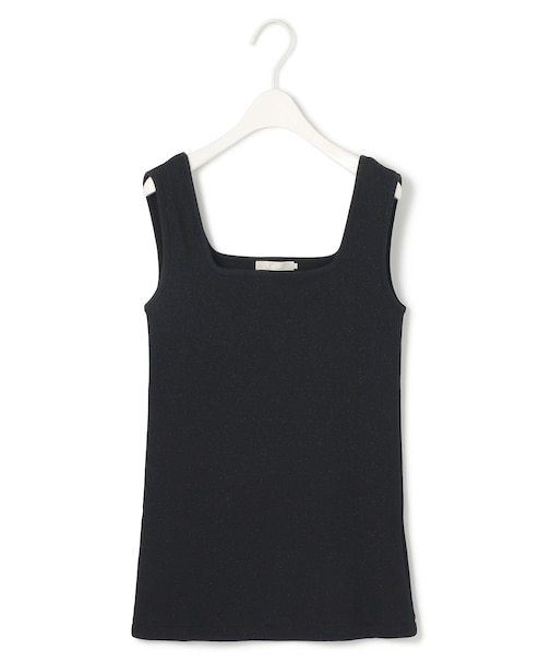 【WEB限定カラーあり・洗える】 ブロードステッチリブ タンクトップ