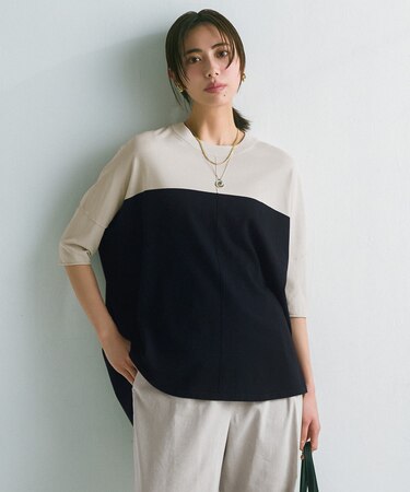 【人気のため新色追加・接触冷感・UVカット・洗える】 VIS/NYハイゲージ プルオーバー