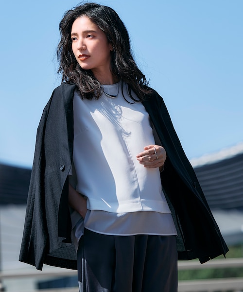 ICB リヨセルシアー ジャケット 洗える　接触冷感　速乾 接触冷感・速乾・洗える】 リヨセルシアー ジャケット｜アイシービーの