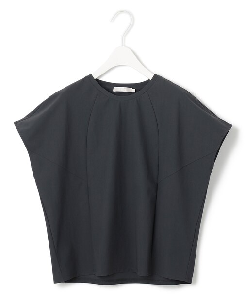 【接触冷感・UVカット・防シワ・洗える】 アトラストリコット フレンチスリーブトップス