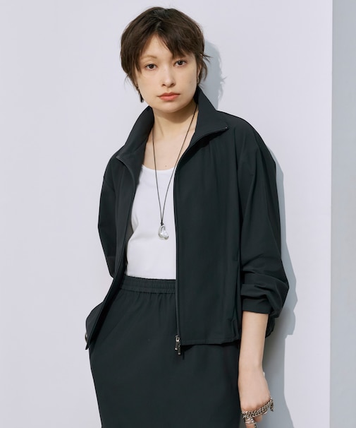 【接触冷感・UVカット・防シワ・洗える】 アトラストリコット ブルゾン