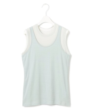【洗える】レイヤードタンク