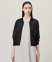 【洗える】ドライシアージップアップブルゾン