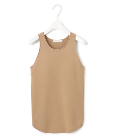 【洗える】VISスムースニットタンクトップ