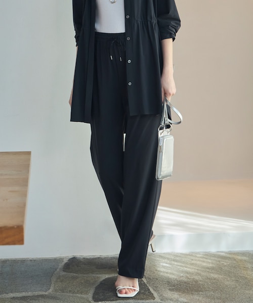 iCB今季【UVカット・接触冷感・速乾】マットスキューバ セミワイドパンツ ICB｜【WEB限定カラーあり・UVカット・接触冷感・速乾】マット