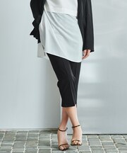 【洗える】トリアセドライストレッチ クロップドパンツ