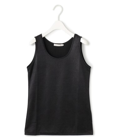 【洗える】シャイニータンクトップ カットソー