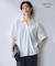【WEB限定・洗える】シアートリコット スキッパーカットソー