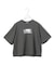 【接触冷感・UVケア・洗える】クロップド ロゴTEE
