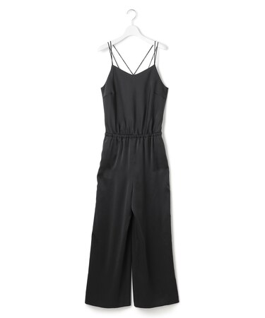 【WEB＆一部店舗限定】 StretchVintageSatin オールインワン