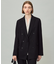 【UVカット・洗える】ウール2WAYストレッチ ダブルブレストジャケット