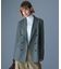 【UVカット・洗える】ウール2WAYストレッチ ダブルブレストジャケット