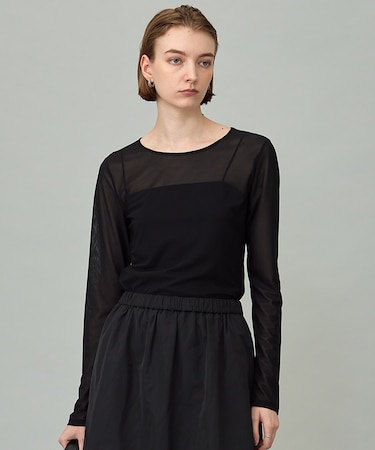 【洗える】 ハイツイストシアー カットソー