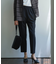 【UVカット・洗える】ウール2WAYストレッチ ドロストパンツ