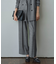 【UVカット・洗える】ウール2WAYストレッチ ワイドパンツ