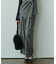 【UVカット・洗える】ウール2WAYストレッチ ワイドパンツ