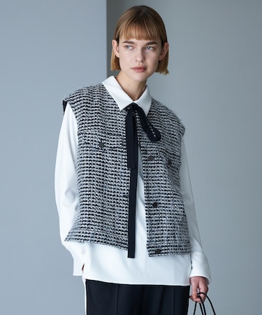 フェザーツイード ベスト