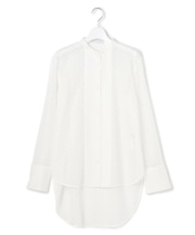 【WEB＆一部店舗限定】SustainableLace バンドカラー ブラウス