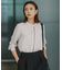 【WEB限定カラーあり・接触冷感・UVケア・速乾・洗える】BackSatinAmunzen バンドカラーブラウス