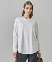 【マシンウォッシャブル可】シンプルジャージー ロングスリーブTシャツ